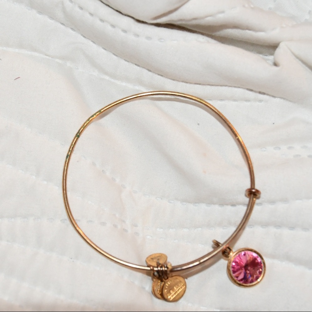 Crystal Charm Bangle With Swarovski® Crystals